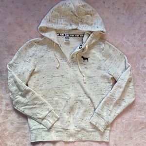 zip-up hoodie | pink